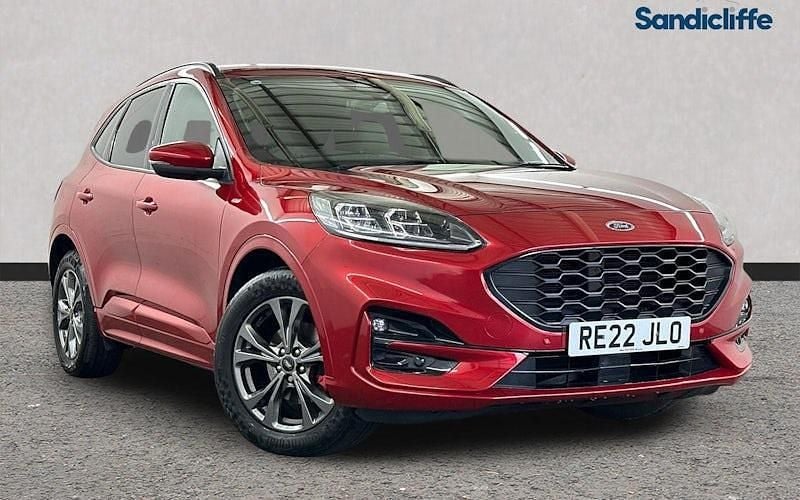 Red Used 2022 Ford Kuga ST-Line SUV | £18,964 (Fair price) - Image 1/4