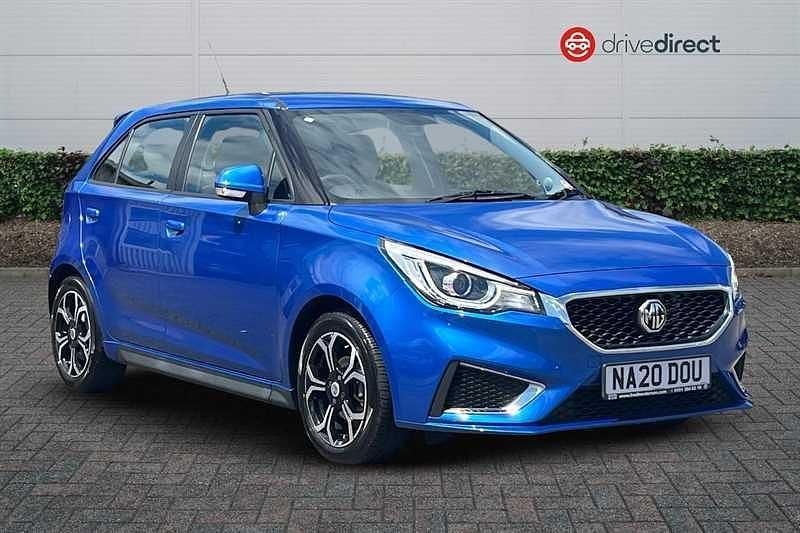 Metallic brixton blue Used 2020 MG MG3 Exclusive Hatchback | £9,468 (Fair price) - Image 1/4