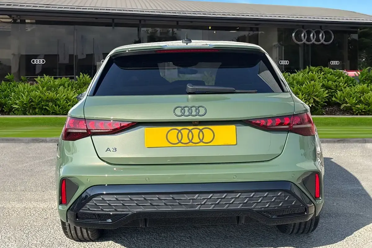 New Audi A3 Sportback Black Edition 2026 Green Hatchback