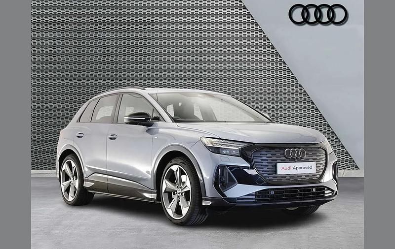 Used Audi Q4 e-tron Black Edition 206 kW (281 HP) 2025 Blue SUV