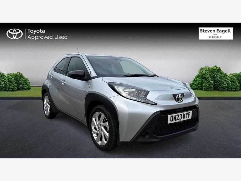 Silver Used 2023 Toyota Aygo PURE Hatchback | £11,928 (Fair price) - Image 1/3