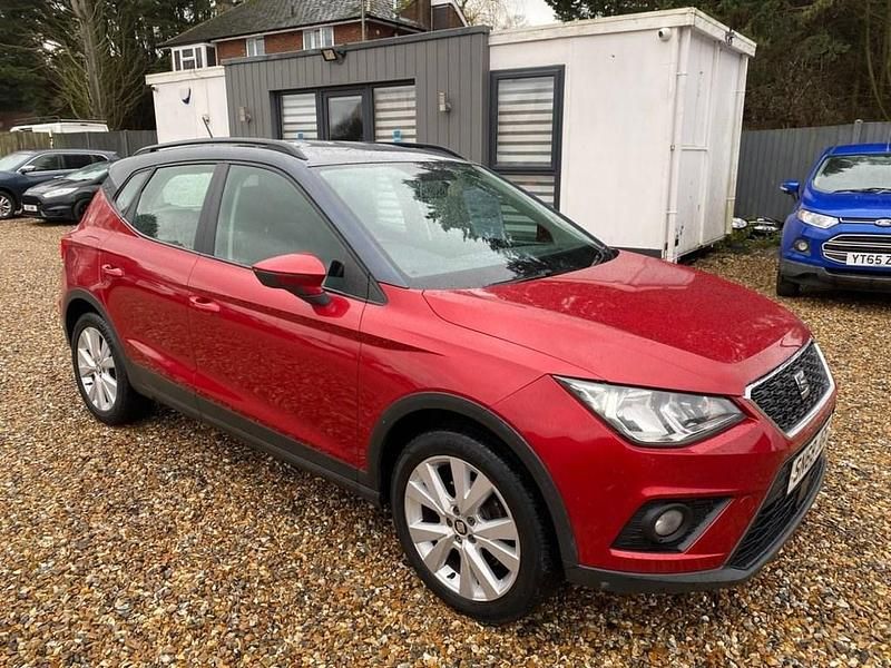 Used Seat Arona SE Technology 95 HP (69 kW) 2019 Red SUV