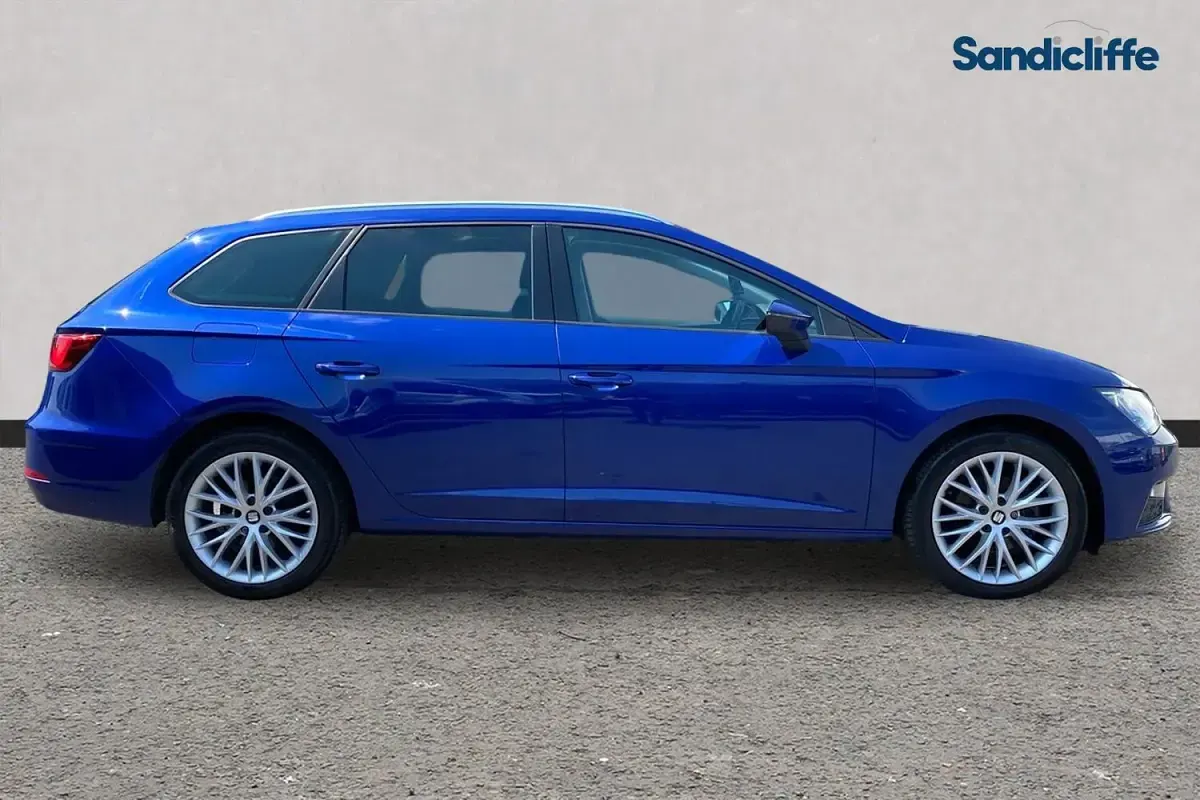 Usata Seat Leon SE Dynamic 116 CV (85 kW) 2019 Blu Station wagon