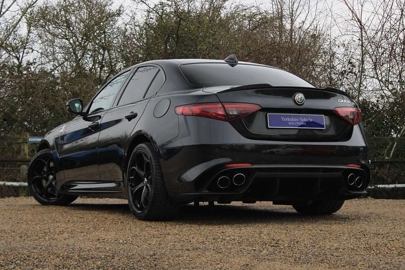 Used Alfa Romeo Giulia Quadrifoglio 510 HP (375 kW) 2017 Black Sedan