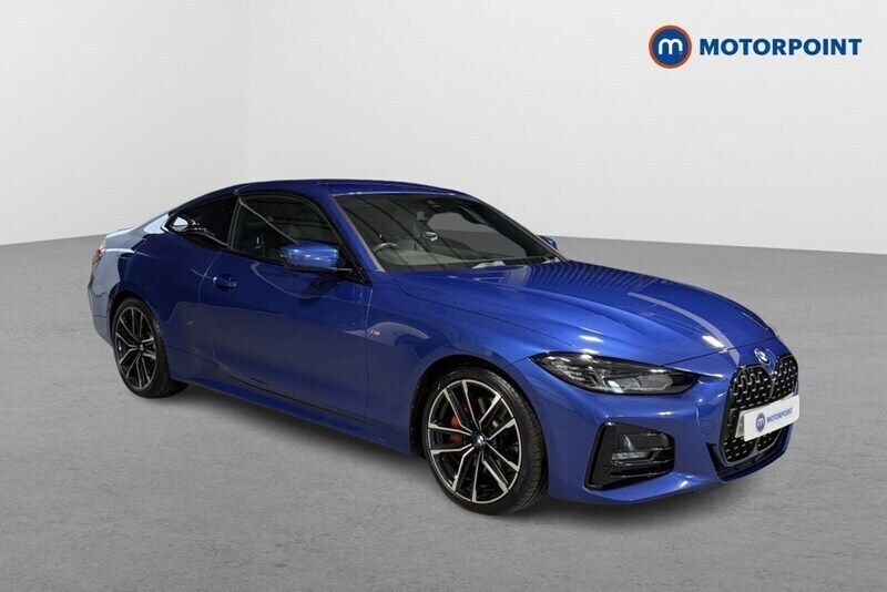 Blue Used 2021 BMW 420 M Sport Coupe | £26,199 (A bit pricey) - Image 1/4