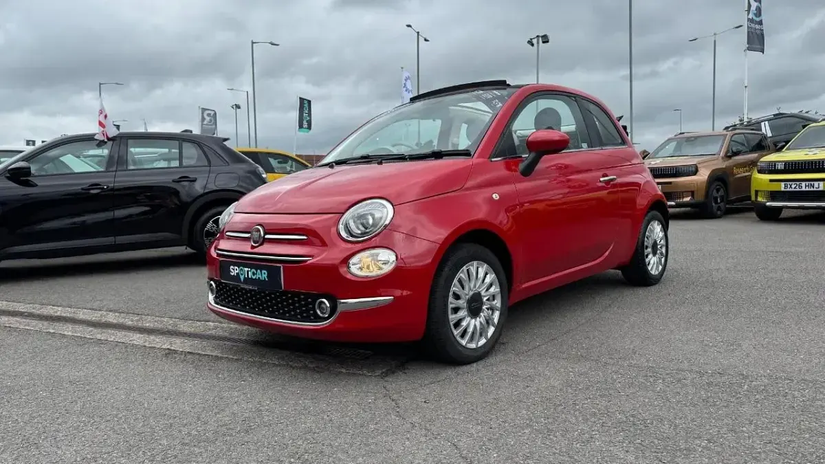 Used Fiat 500C S 70 HP (51 kW) 2025 Red Cabriolet