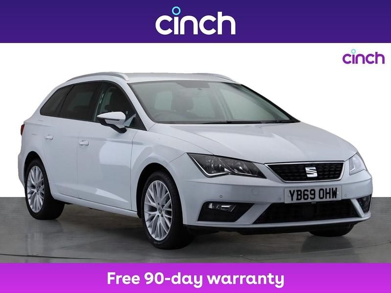 White Used 2019 Seat Leon SE Dynamic Estate | £11,049 (Fair price) - Image 1/3