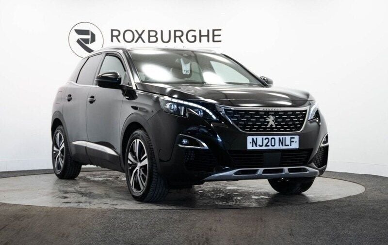 Black Used 2020 Peugeot 3008 GT-line SUV | £9,950 (Fair price) - Image 1/4