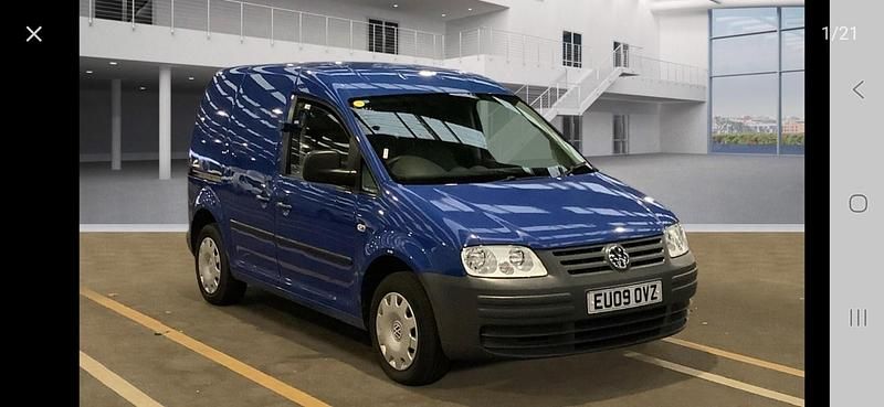Used VW Caddy 69 HP (50 kW) 2009 Blue MPV