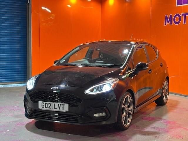 Used Ford Fiesta ST-Line X 125 HP (91 kW) 2021 Black Hatchback