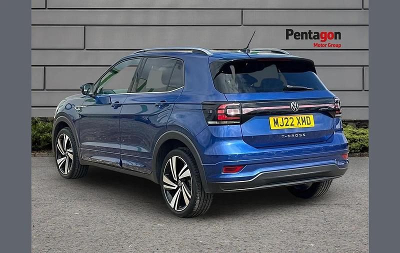 Used VW T-Cross R-line 108 HP (79 kW) 2022 Blue SUV