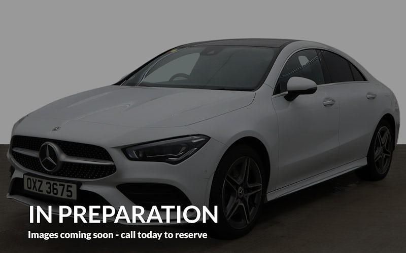 Used Mercedes CLA250e AMG Line Premium Plus 218 HP (160 kW) 2021 White Sedan