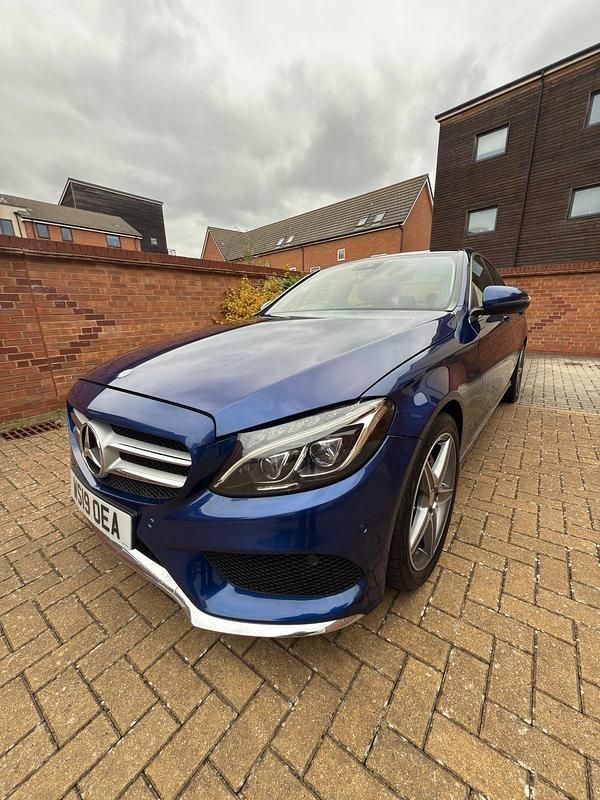Used Mercedes C200 2019 Blue Sedan