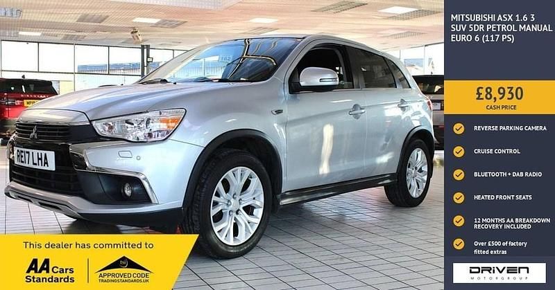 Used Mitsubishi ASX 117 HP (86 kW) 2017 Silver SUV