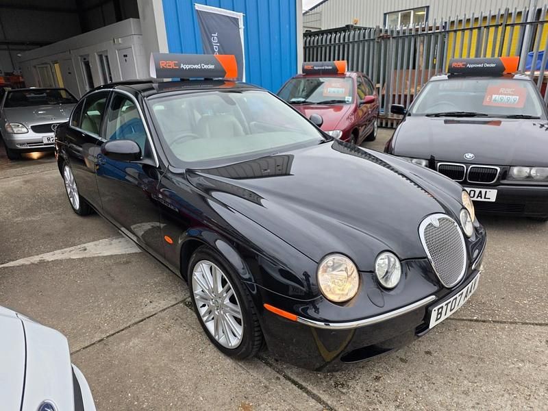 Black Used 2007 Jaguar S-Type SE Sedan | £4,999 (Good price) - Image 1/4