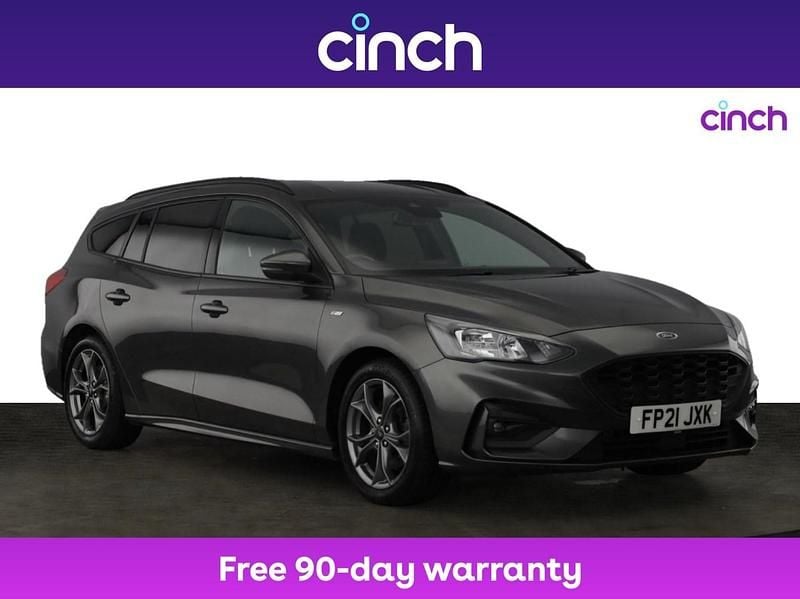 Grey Used 2021 Ford Focus ST-Line Estate | £11,049 (Good price) - Image 1/3