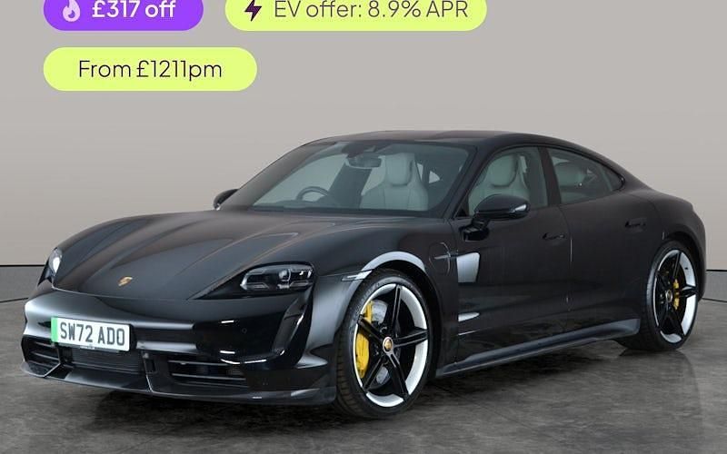 Used Porsche Taycan Performance Package 559 kW (761 HP) 2022 Black Sedan