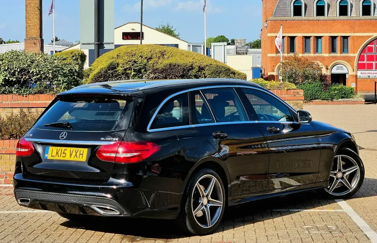 Used Mercedes C220 AMG line 2015 Black Estate