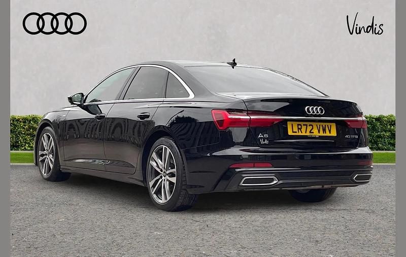 Used Audi A6 S-Line 200 HP (147 kW) 2022 Black Sedan