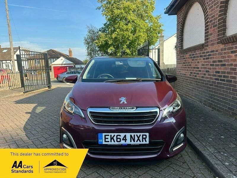 Mauve/purple Used 2015 Peugeot 108 Allure Hatchback | £4,845 (Fair price) - Image 1/4