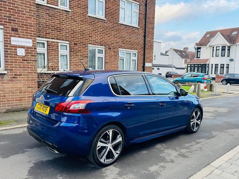 Used Peugeot 308 GT-line 2016 Blue Hatchback