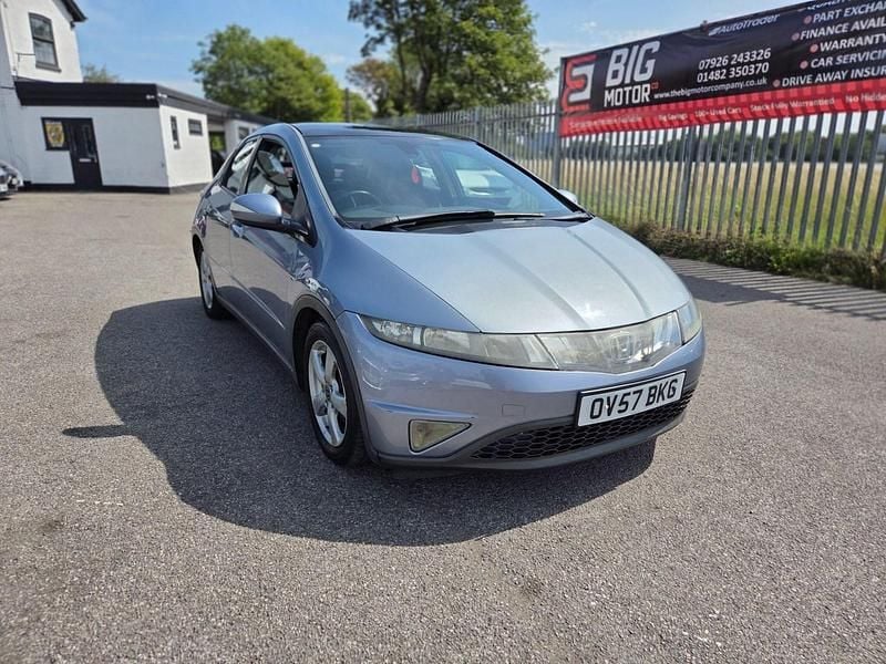 Blue Used 2007 Honda Civic ES Hatchback | £1,499 (Fair price) - Image 1/4
