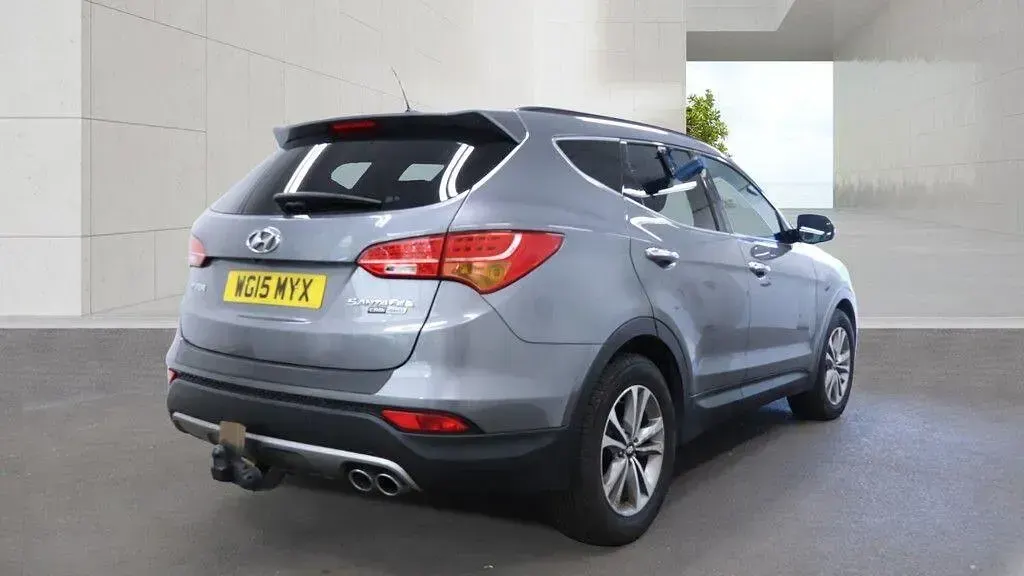 Used Hyundai Santa Fe Premium 2015 Silver SUV
