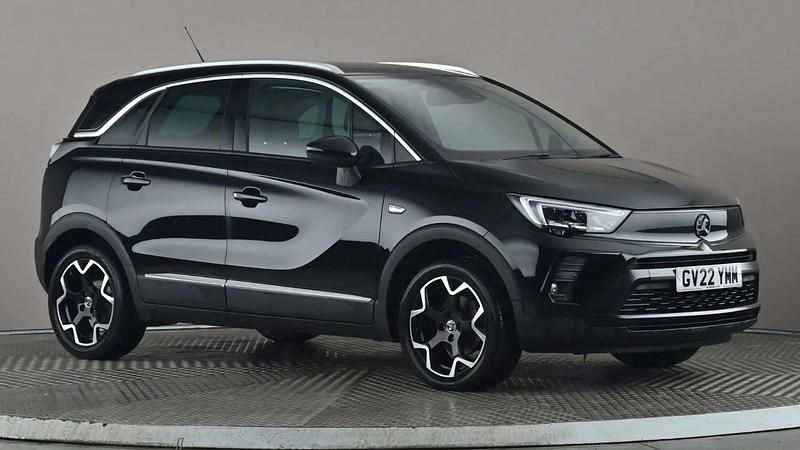 Used Vauxhall Crossland Ultimate 130 HP (95 kW) 2022 Black SUV