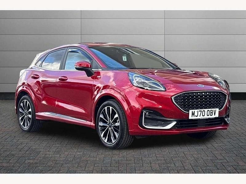 Red Used 2020 Ford Puma ST-Line X SUV | £15,350 (Fair price) - Image 1/4