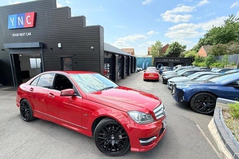 Red Used 2012 Mercedes C250 AMG Sedan | £6,491 (Good price) - Image 1/1