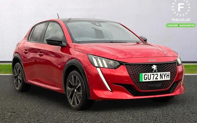 Red Used 2023 Peugeot e-208 GTi Hatchback | £14,199 (Fair price) - Image 1/4