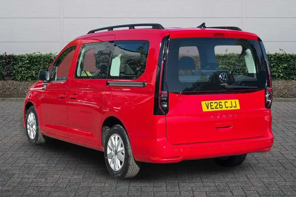 New VW Caddy Maxi 2026 Cherry red MPV