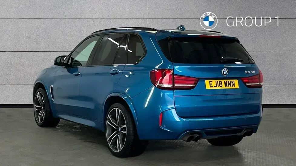 Used BMW X5 M Shadowline 575 HP (422 kW) 2018 Blue SUV