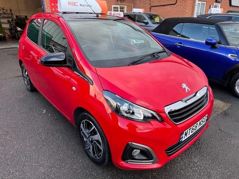 Used Peugeot 108 Allure 72 HP (52 kW) 2018 Red Hatchback