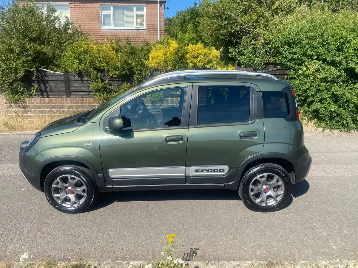 Used Fiat Panda Cross Cross 90 HP (66 kW) 2018 Green Hatchback