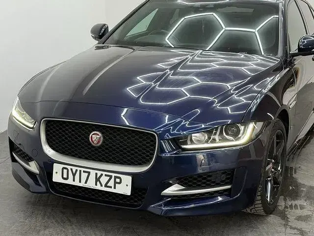 Used Jaguar XE R-Sport 180 HP (132 kW) 2017 Blue Sedan
