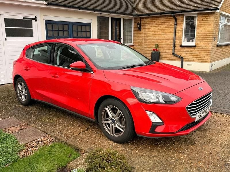 Red Used 2020 Ford Focus Zetec Hatchback | £10,899 (Good price) - Image 1/1