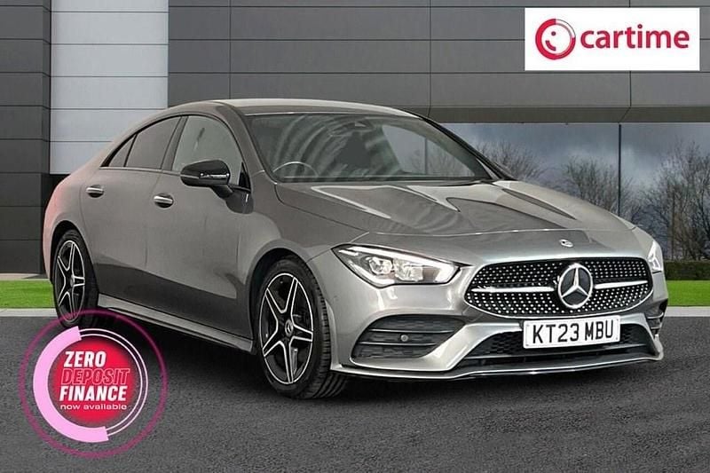 Grey Used 2023 Mercedes CLA180 AMG Line Premium Sedan | £25,555 (A bit pricey) - Image 1/4