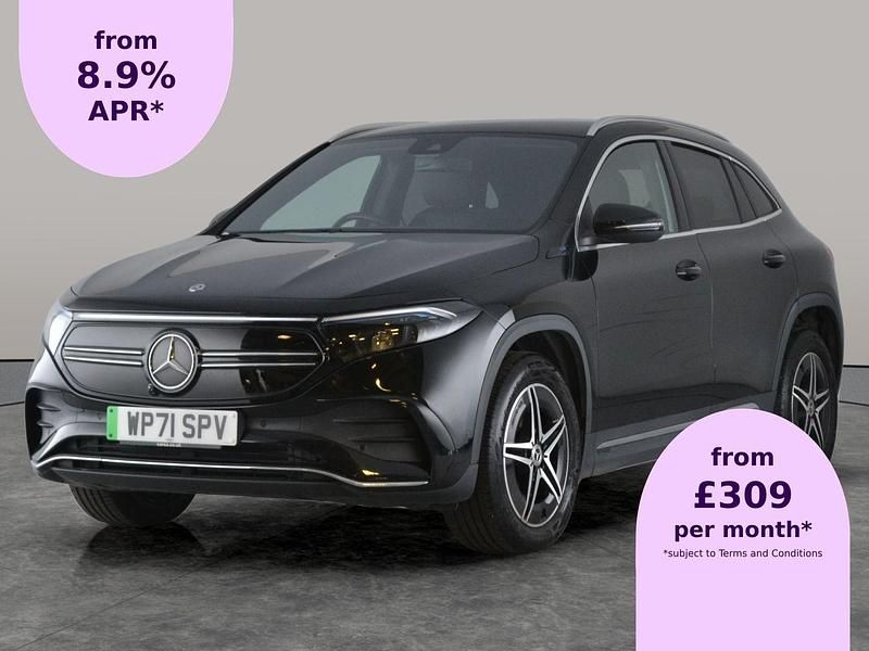 Black Used 2022 Mercedes EQA250 AMG line SUV | £20,387 (Fair price) - Image 1/2