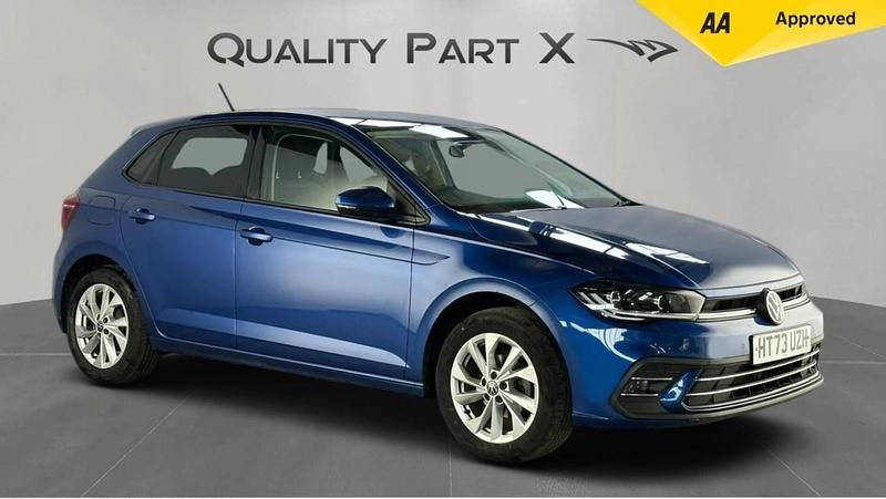 Used VW Polo Style 95 HP (69 kW) 2024 Blue Hatchback