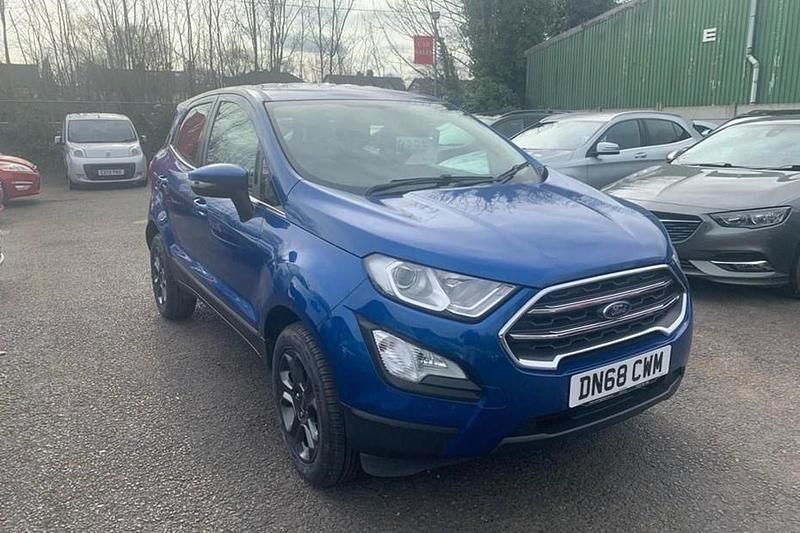 Blue Used 2018 Ford Ecosport Zetec SUV | £7,890 (Fair price) - Image 1/1