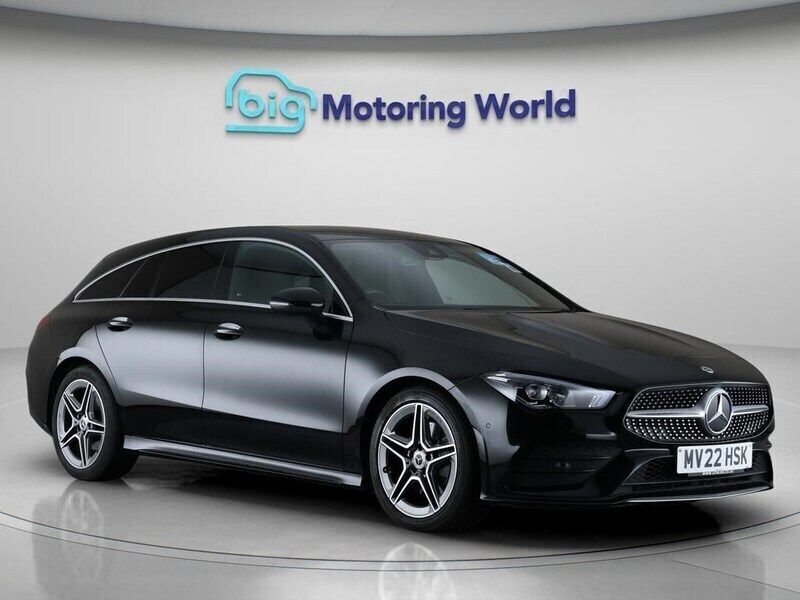 Black Used 2022 Mercedes CLA200 Shooting Brake AMG line Estate | £21,000 (Good price) - Image 1/4