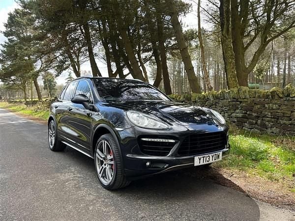 Black Used 2013 Porsche Cayenne Turbo SUV | £19,989 - Image 1/4