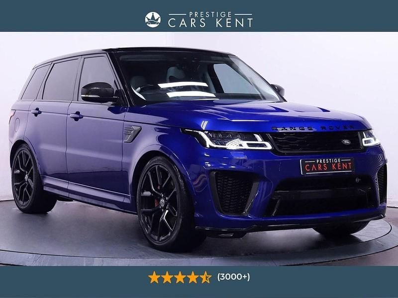 Blue Used 2021 Land Rover Range Rover Sport SVR SUV | £49,800 (Good price) - Image 1/4