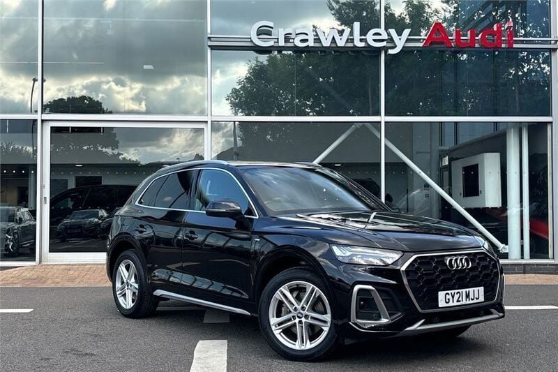 Black Used 2021 Audi Q5 S-Line SUV | £28,150 (Fair price) - Image 1/4