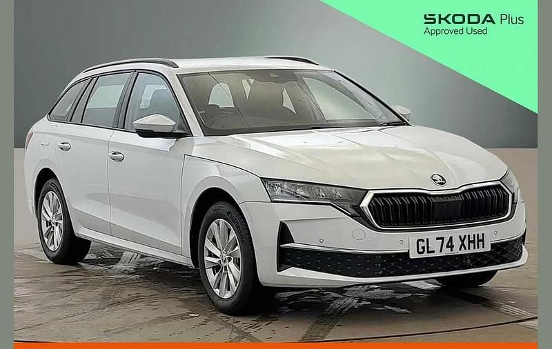 Used Skoda Octavia SE Technology 113 HP (83 kW) 2025 Moon white metallic Estate