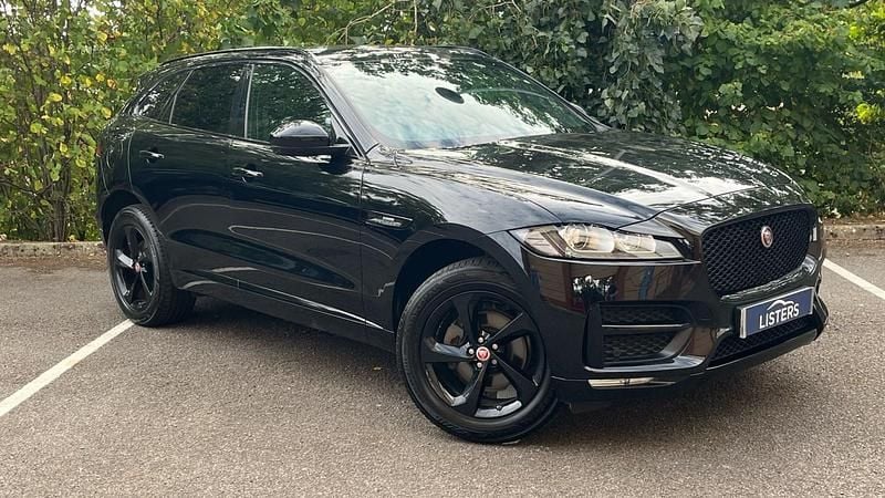 Black Used 2019 Jaguar F-Pace R-Sport SUV | £14,950 (Good price) - Image 1/4