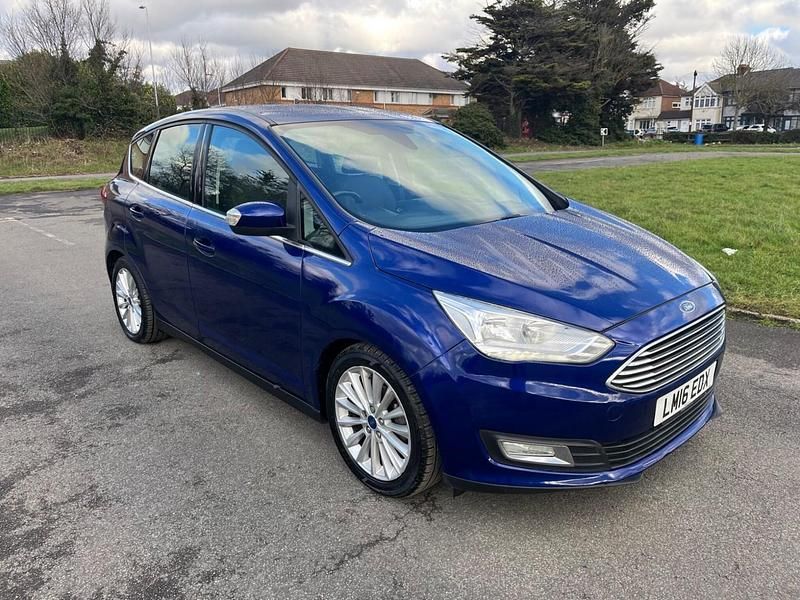 Used Ford C-MAX Titanium 125 HP (91 kW) 2016 Blue MPV