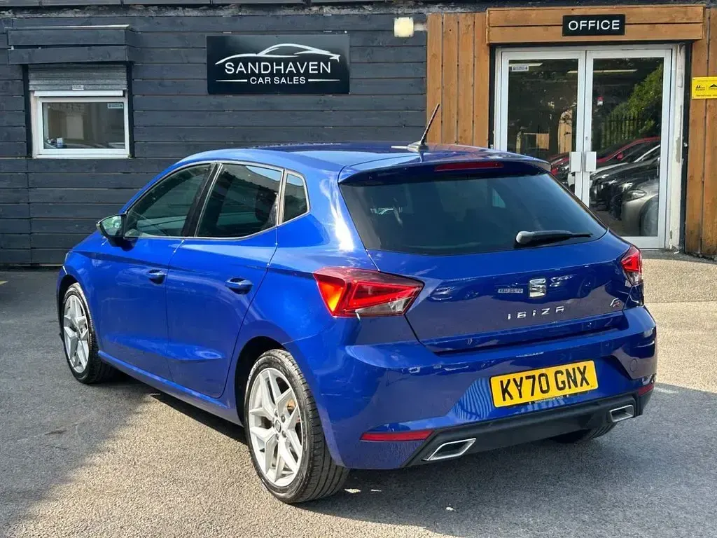 Used Seat Ibiza FR 115 HP (84 kW) 2020 Blue Hatchback