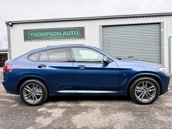 Used BMW X4 M Sport 190 HP (139 kW) 2020 Blue SUV
